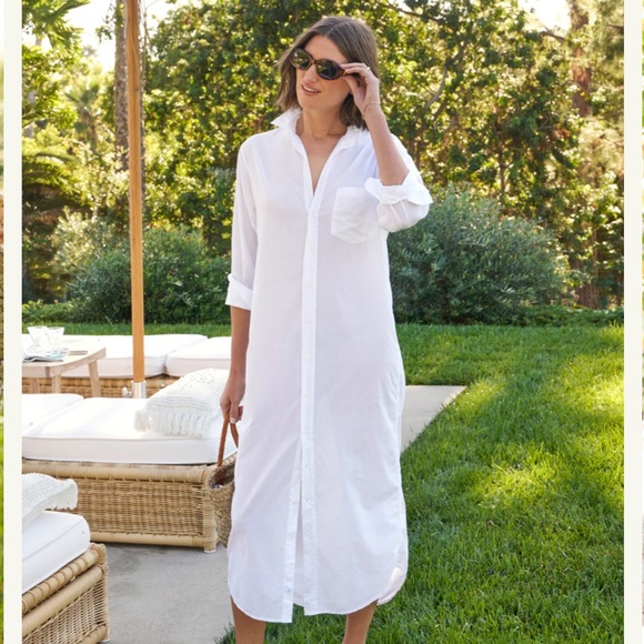 Frank & Eileen Dresses & Skirts - 🌼NWT🌼 White Maxi Shirt Dress